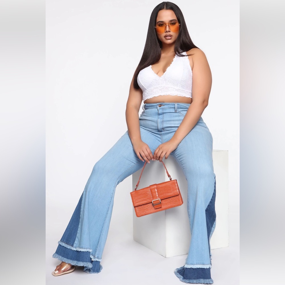 Bell Bottom Plus Size Jeans (NWT)